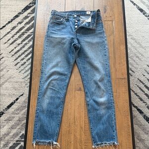 Levi's Classic Blue Straight Leg Jeans